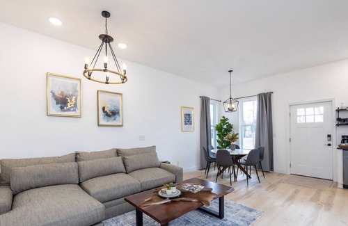 Russells Point House | Modern open floor plan. Pet friendly! Grill for 2024 season