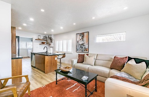 People's Freeway Apartment | Modern Rustic Stay near Downtown Salt Lake
