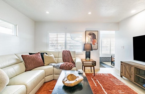 People's Freeway Apartment | Modern Rustic Stay near Downtown Salt Lake