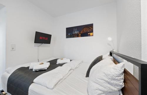 Stammheim Apartment | Modernes Apartement am Rhein in ruhiger Lage