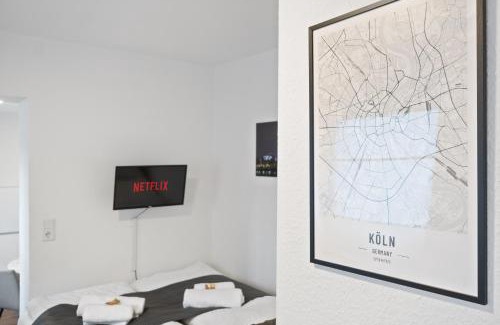 Stammheim Apartment | Modernes Apartement am Rhein in ruhiger Lage