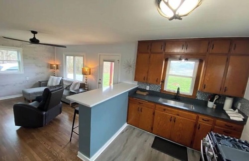 Springdale House | Moonlight on the White- Fayetteville river cabin