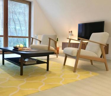 Leck Apartment | Moorblick! Große Dachwohnung mit Kamin und Sauna