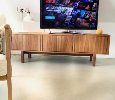 Leck Apartment | Moorblick! Große Dachwohnung mit Kamin und Sauna