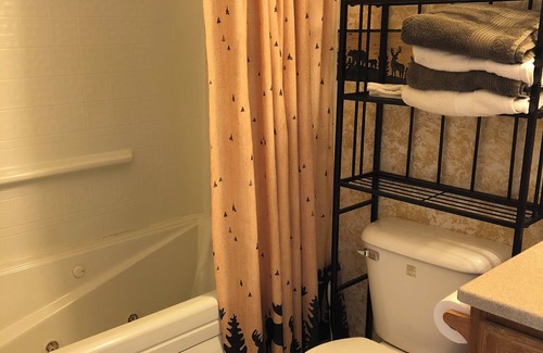 Cohoe Hotel | Moose Is Inn Room 3- private, clean room with jetted tub.