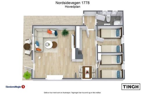 Andalsnes House | Mountain view cabin