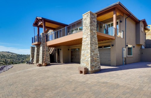 Lynx Mountain View Estates House | Mtn-View Gem with Game Room and Fire Pit in Prescott!