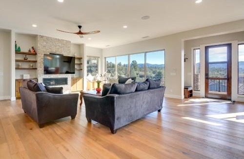 Lynx Mountain View Estates House | Mtn-View Gem with Game Room and Fire Pit in Prescott!