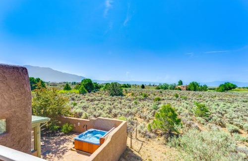 Taos House | Mtn-View Retreat with Hot Tub in New Mexico!