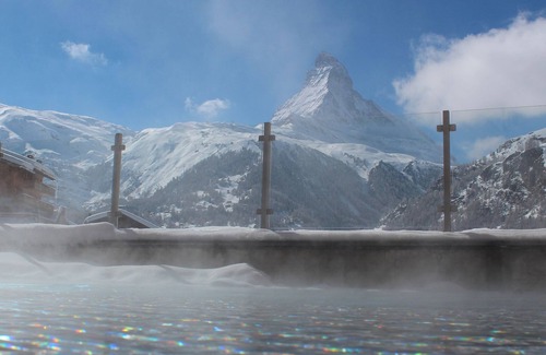 Zermatt Ski Chalet | Nepomuk: Luxury 5Star Chalet includes 3 apartments with heated outdoor-pool