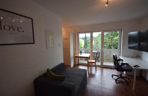 Biberach an der Riss Apartment | Nestwerk Komfort R23-12 - Balkon, Arbeitsplatz & Zentrumsnah