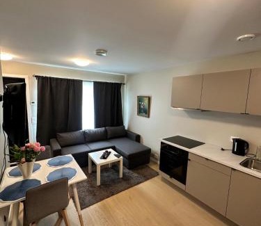 Hamresanden Apartment | New and bright studio near Kristiansand Zoo and Kjevik airport