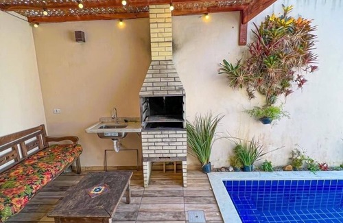 Jabaquara House | New house with pool on Jabaquara beach, 100 m to the beach