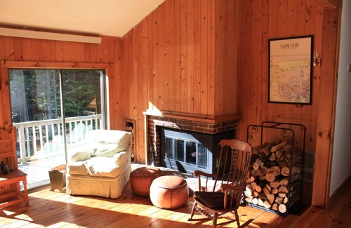 Becket House | New Listing Contemporary Cottage in the Woods viewing a Private Spring Fed Pond