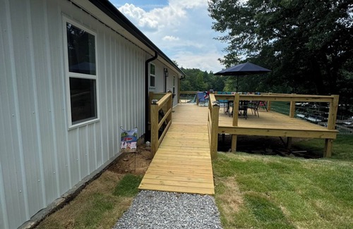 Double Springs House | New REDEEMED Lakehouse. Walk out the front door to the dock