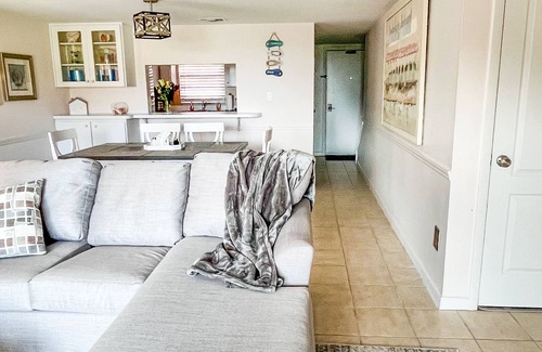 Avon By The Sea Condo | Newly furnished, spacious, family friendly, with stunning views from the balcony