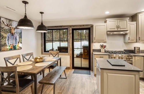 Whitefish House | Newly Remodeled! Townhome with Ski Access & Private Hot Tub!