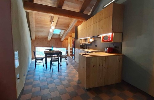 Stroppo Apartment | Newly renovated accommodation in mountain house at the foot of Mt. Nebin