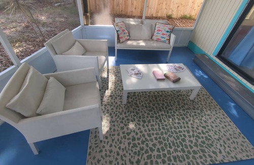 Cocoa House | Newly renovated home with air hockey, games, huge TV wall,fenced yard+screenroom