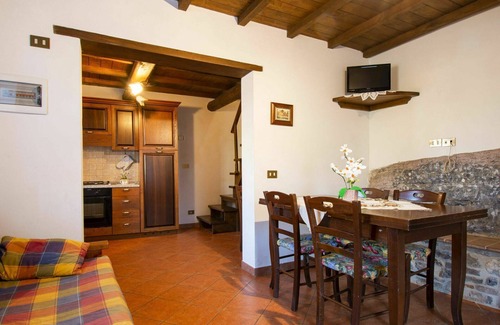 Fabbriche di Vallico Villa | Nice apartment in villa for 12 people with WIFI, private pool, TV, patio and pets allowed