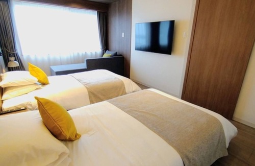 Rishirifuji-cho Hotel | NonsmokingJapaneseWestern living twin room bre/Rishirigun Hokkaidō