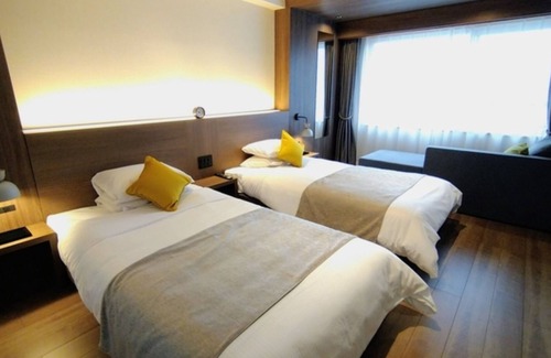 Rishirifuji-cho Hotel | NonsmokingJapaneseWestern living twin room bre/Rishirigun Hokkaidō