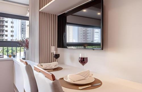 Sao Paulo Apartment | NOVO/Studio Luxuoso á 500m Allianz Parque