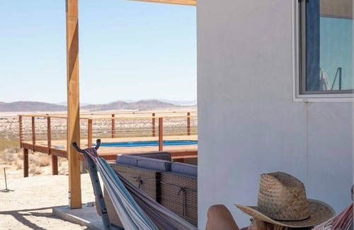 Panorama Heights House | Oasis with Pool, Spa, Views, and short walk from Joshua Tree Park