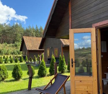 Piecki House | Oaza Mazurska - Domek z kominkiem