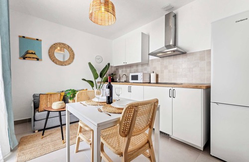 Los Cocoteros Apartment | Ocean Nest · Intimate Hideaway with Terrace for Two · by Bayside Rentals