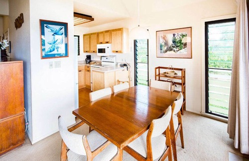 Lihue Condo | Ocean Edge Bliss w/Island Decor, Kitchen Ease, Lanai, Flat Screen, WiFi–Kaha Lani 327