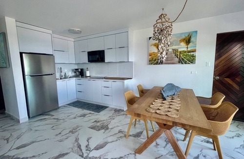 Tierras Nuevas Saliente Apartment | Ocean View Apartament with Patio/BBQ/WIFI, BeachFront