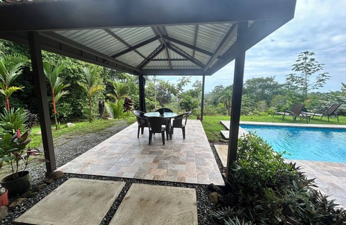 Ojochal House | Ocean View, tranquil, 2-bedroom house, with pool, tucked in the rainforest.