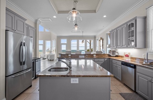 Emerald Isle House | Oceanfront with heated private pool (optional),beach access,close to town center