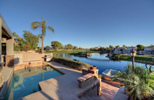 Ocotillo House | Ocotillo Lakes with pool heater, golf views, BBQ
