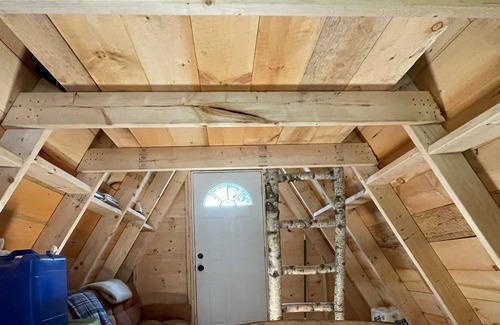 Monson Cabin | Off grid A-frame cabin nestled in the Maine woods