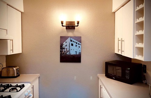 Barelas Apartment | Old Bakery Storefront, Half a Mile from Downtown