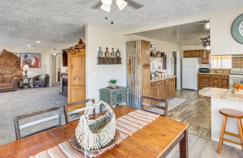 Aztec House | On 17-Acre Lot with Barn and Patio Rural Aztec Home