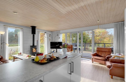 Skovgaarde House | On a beautiful natural plot with garden awaits you this vacation home with space for the whole famil
