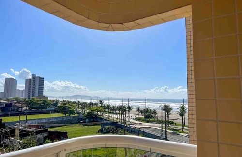 Maracana Apartment | Pé na areia apto c vista mar e piscina