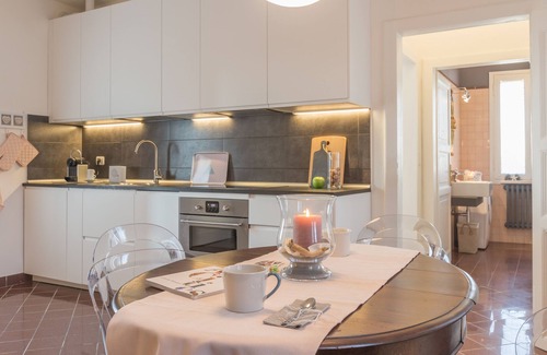 Codigoro Apartment | Palazzo Spada - App. Flamingo penthouse with terrace overlooking the Po River