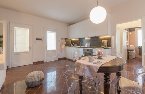 Codigoro Apartment | Palazzo Spada - App. Flamingo penthouse with terrace overlooking the Po River