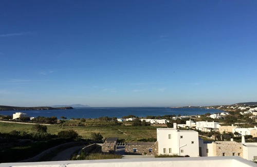 Chrissi Akti Villa | Paros, Drios Golden Beach: beautiful villa, large private pool, unique sea view