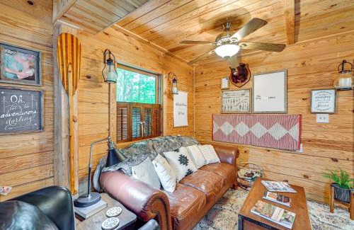Roaring Gap House | Patio and Fire Pit Charming Cabin in Roaring Gap!