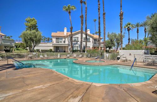 Palm Desert House | Patio and Pool Access Stunning Palm Desert Townhome