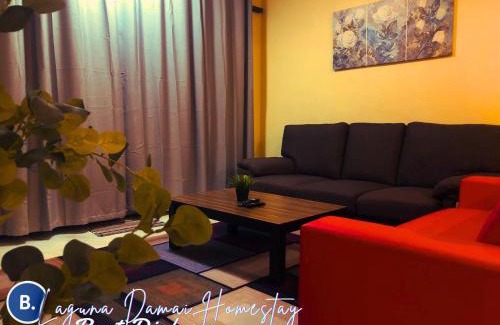Tanjung Tanah Merah Apartment | PD 2BR Laguna Damai Homestay - GF, Pool Access & Near Beach
