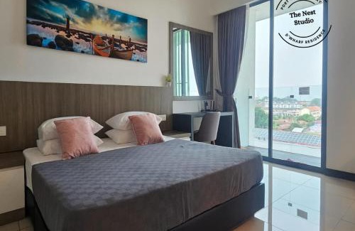 Kampung Bahasa Kapor Apartment | PD D'Wharf The Nest Studio With 50' Smart TV & Free WIFI