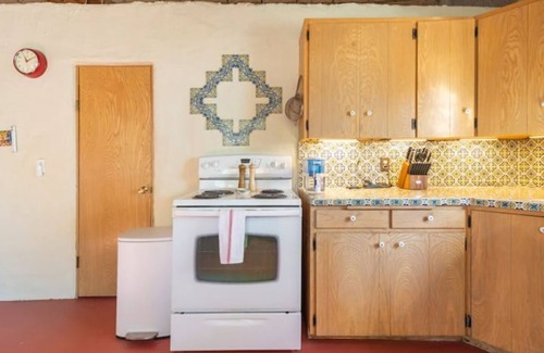 Corrales House | Peaceful artisan adobe with view of the Sandias