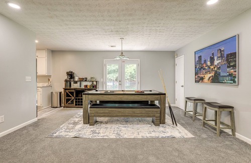 Lithonia House | Ping-Pong & Pool Table: Peaceful Stonecrest Escape