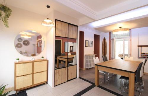 Verdun Apartment | Plain-Pied - 5 couchages - Billard - BabyFoot - Terrasse - Jardin - Véranda - 4 chambres & canapé convertible - Netflix - Amazon Prime - WIFI - Stationnement gratuit devant - Verdun Centre - Géré par Presta-Zen'Services